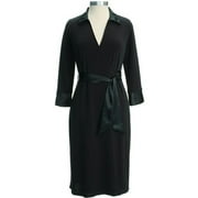 Women's Stretch Knit Wrap Dress