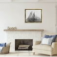 thumbnail image 2 of Stupell Industries Majestic Ship Ocean Photography Coastal Painting Gold Floater Framed Art Print Wall Art, 2 of 6