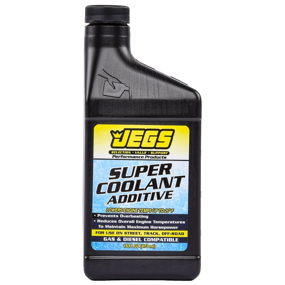 JEGS 72324 Racing Coolant Additive 16 oz. Treats 1220 quarts Lower