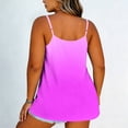thumbnail image 4 of SwiftWear Women's Plus Size Camisole Spaghetti Strap Tank Top Pleated Loose Scoop Neck Gradient Summer Tunic Top for Casual Daily Wear, 4 of 6