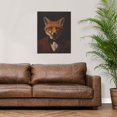 thumbnail image 6 of ADALE Abstract Fox Wall Art Orange Fox Canvas Painting Gothic Animal Prints Cute Fox Poster Gothic Forest Painting Wild Animal Pictures Fox Artwork Unframed 24x20 Inch, 6 of 6