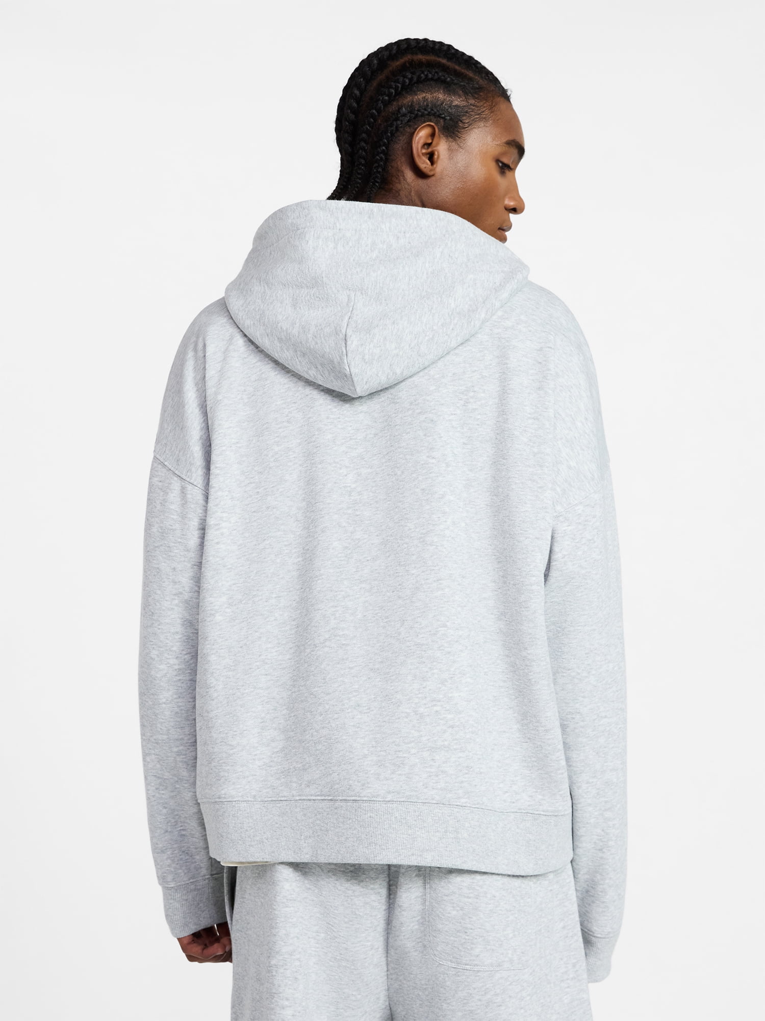 No Boundaries Zip Hoodie with Long Sleeves, Men's XS-4XLT