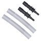 thumbnail image 5 of Adaptador De Tubo De Medidor De Presión, Accesorio De Tubo De Manómetro De Alta Resistencia De 3/16 A 5/16 De Pulgada Resistente A La Erosión Para Aplicaciones De Prueba, 5 of 7