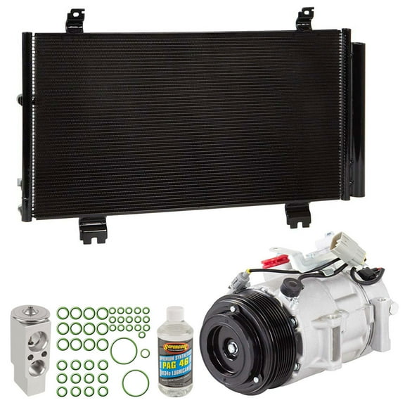For Lexus IS250 IS350 2006-2013 A/C Kit w/ AC Compressor Condenser & Drier - BuyAutoParts