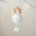 thumbnail image 2 of dajkiuy Christmas Plush Doll Ornaments, Decorative Plush Angel Pendants Christmas Hanging Decorations for Home Decoration Holiday Party Decor, 2 of 6