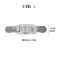 thumbnail image 1 of Bilqis Deals Waist Protection Self-heating Waist Protection Belt Hot-pressed Steel Waist Protection Widened Breathable Waist Protection Belt, 1 of 2