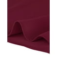 thumbnail image 6 of INSPIRE CHIC Women's Solid Blouse V Neck Ruffle Cap Sleeve Lightweight Work Blouse S Burgundy, 6 of 7