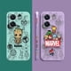thumbnail image 4 of Case For VIVO Y55 Y52S Y53S Y66 Y55S Y73S 5G Y85 Y93 Y76 Y91 Colour Simple Liquid Silicone Shell Case Marvel Groot Baby Manga, 4 of 5