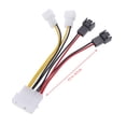 thumbnail image 2 of Extention Cables for Fan Multiple Regulation Computer Case CPU Extension Splitter, 2 of 5