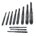 thumbnail image 2 of 11 Pack Adjustable Hand Reamers H4-H14, 15/32 to 1-1/2 inch High Speed Steel All 6 Blades for Drilling Machine and Other Machine, 2 of 5