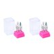 thumbnail image 4 of Vogacara 7 unids/set de brocas de cerámica para uñas, caja acrílica, cortador de fresado, máquina de manicura, limas eléctricas para uñas, (DH01) 2piezas Vogacara CBP096477, 4 of 5