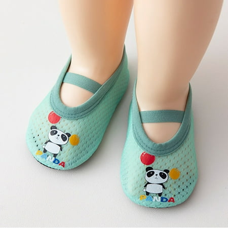 

Boys Girls Animal Prints Cartoon Socks Toddler Breathable Mesh The Floor Socks Barefoot Socks Non Slip Shoes