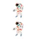 thumbnail image 4 of Sonducket Astronaut Brooch Fashion Accessory Clothing Pin Enamel Brooches Cartoon Gift Jewelry Ornament Lapel Crafts Pins Exquisite Como se muestra 2Conjunto, 4 of 6