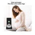 thumbnail image 3 of Timbre De Voz Bidireccional, Carga Automática Timbre De Intercomunicador Inalámbrico Tiempo De Espera Prolongado Botón Iluminado Volumen Fino Y Alto Para Hospital En Casa, 3 of 7