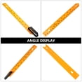 thumbnail image 4 of KAKOWELY Ruler 1pc Plastic Ruler Sectional Type Ruler Measuring Tool for School Office39.96"X1.97"X1.97", 4 of 5