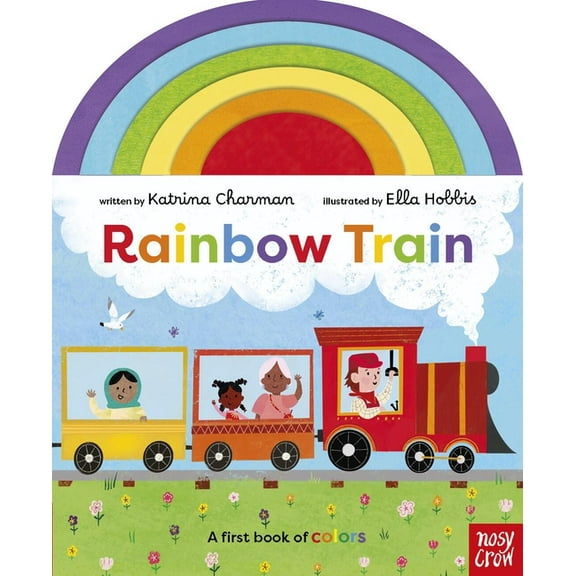 Rainbow Train, (Board Book)