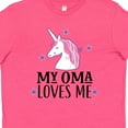 thumbnail image 4 of Inktastic My Oma Loves Me Girl Unicorn Youth T-Shirt, 4 of 5