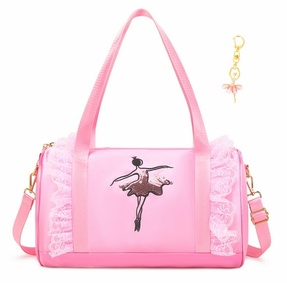 Bolsa de viaje Dorlubel, bonita bolsa de viaje para ballet, gimnasio, rosa