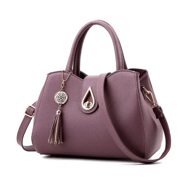 Bolso Tote Bandolera para Mujer Piel PU con Flecos Diseño Minimalista Estilo Deportivo Tamaño Grande