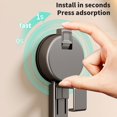 thumbnail image 4 of ¡Precios Insuperables!, Estante de almacenamiento para lavabo con ventosa para baño, sin perforaciones, gancho para colgar en la pared, estante de almacenamiento para lavabo estable y que no se cae, 4 of 7