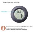 thumbnail image 3 of Juego de 4 mini higrómetros redondos Celsius o Fahrenheit para interiores con pantalla LCD digital para higrómetros, frascos, incubadoras, estuche de guitarra, reptiles y Greenh ACTIVE Biensenido a ACTIVE, 3 of 3