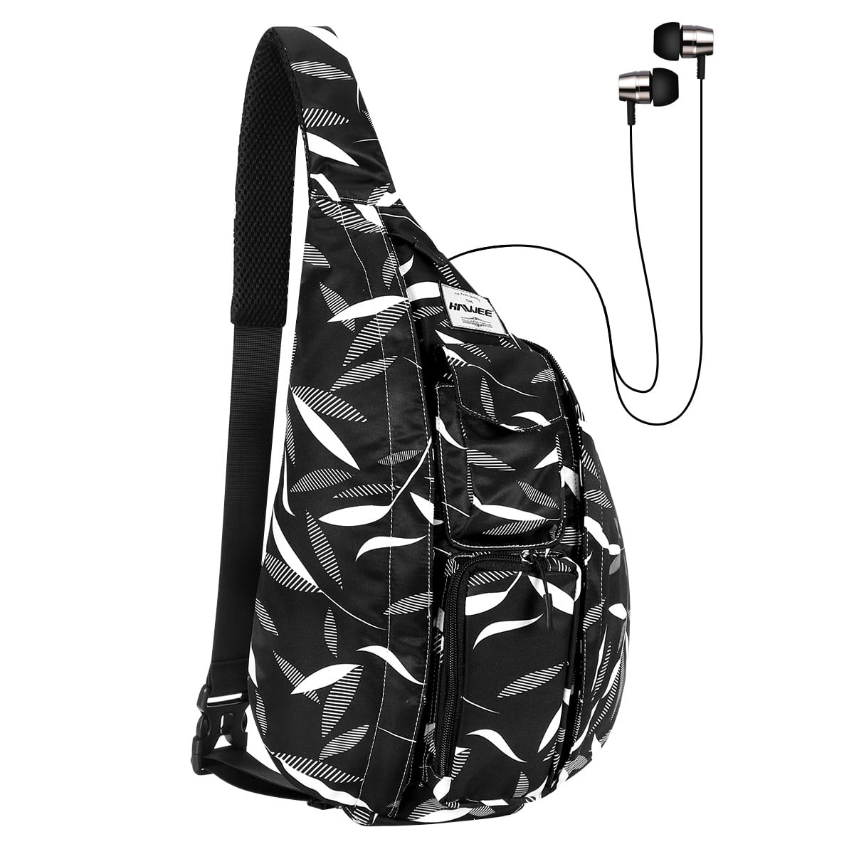 HAWEE Crossbody Shoulder Bag Hiking Backpack Chest Sling Bag Sports