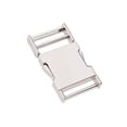 thumbnail image 1 of Metal Bag Webbing Belt Buckle Clip Clasp Inner diameter Bag Buckle Clip Clasp 25mm Silver, 1 of 8