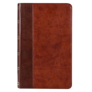 KJV Giant Print Lux-Leather 2-Tone Brown (Hardcover)