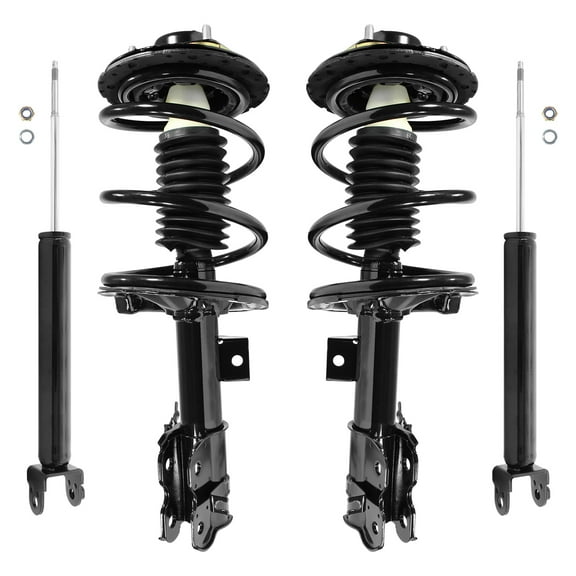 Unity Automotive Front & Rear Complete Strut Assembly Shock Kit Fits 2004-2008 Nissan Maxima, 4-11333-255900-001
