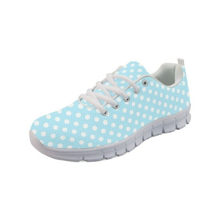 

Spring Nurse Flat Running Jogging Shoes Women Cute Polka Dot Printed Women s Sneakers Shoes Breath Mesh Flats Zapatos de Mujer