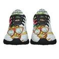 thumbnail image 5 of Funny Pineapple Hello Summer Shoes Sneakers Black Size 12, 5 of 7