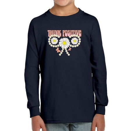 

Think Positive Daisies Long Sleeve Toddler -Image by Shutterstock 2 Toddler
