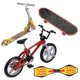 thumbnail image 1 of Juego de Mini juguetes para dedos, monopatín para dedos, bicicleta, Scooter, regalo deportivo para dedos oso de fresa Electrónica, 1 of 5
