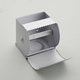 thumbnail image 3 of Elegante soporte para papel higiénico de pared, accesorio universal de acero inoxidable para baño, cocina (ahorro de espacio), 3 of 5