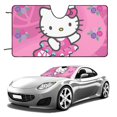 thumbnail image 1 of Hello Kitty Car Window Sun Shade Visor, Car Sunshade Front, Windshield Visor Shield Cover Foldable Reflector for Car Truck SUV 55"x30", 1 of 8
