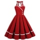 thumbnail image 2 of Moda mujer verano Retro Casual pulóver Hatler Color sólido Sexy vestido sin mangas Fridja  hj4406, 2 of 7