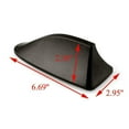 thumbnail image 3 of Car Shark Fins Roof Antenna Decoration Roof Radio FM/AM Signal Antenna Black, 3 of 11