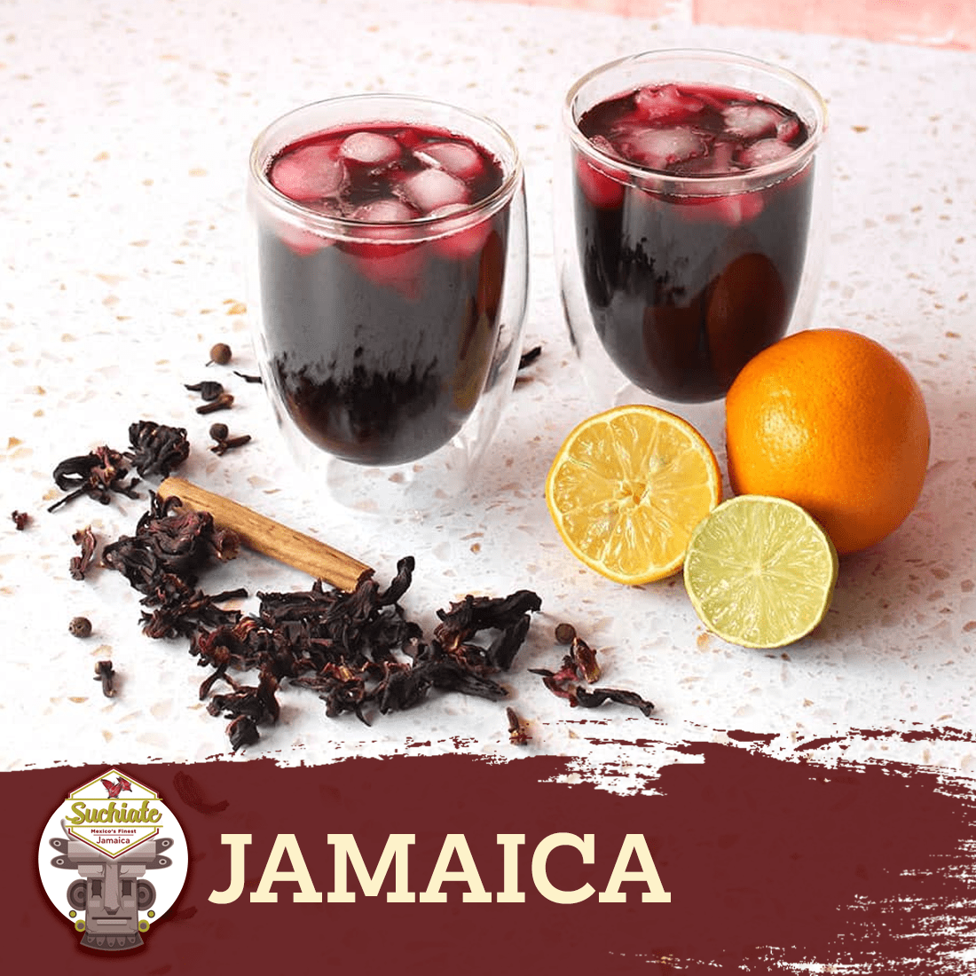 Suchiate Hibiscus Flowers - 100% Natural - 5 lb (2.26Kg) Flor De Jamaica