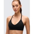 thumbnail image 4 of CRZ YOGA Butterluxe V Neck Racerback Sports Bra For Women, 4 of 7