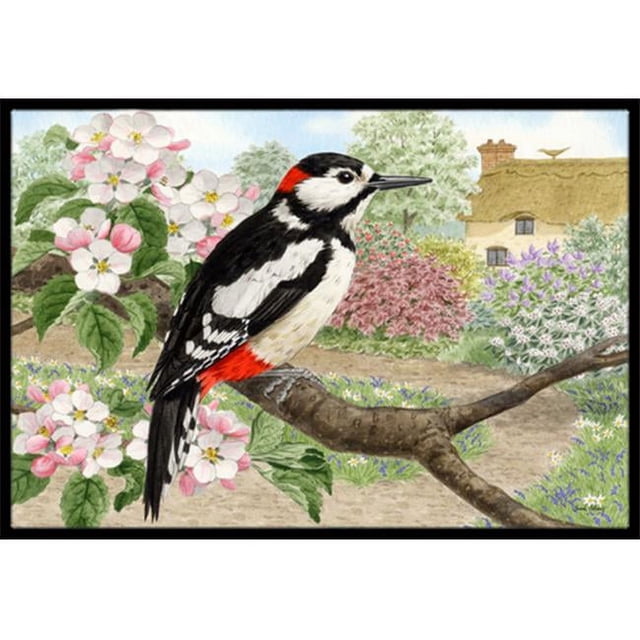 Carolines Treasures ASA2175JMAT Woodpecker Indoor or Outdoor Mat- 24 x 36