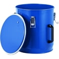 thumbnail image 1 of 6 Gallon Fryer Grease Bucket - Rust-Proof,Filter Bag, Lock Clips - 22.71 Litre Steel Oil Disposal Container with Lid Kitchen & Restaurant Use, 1 of 7