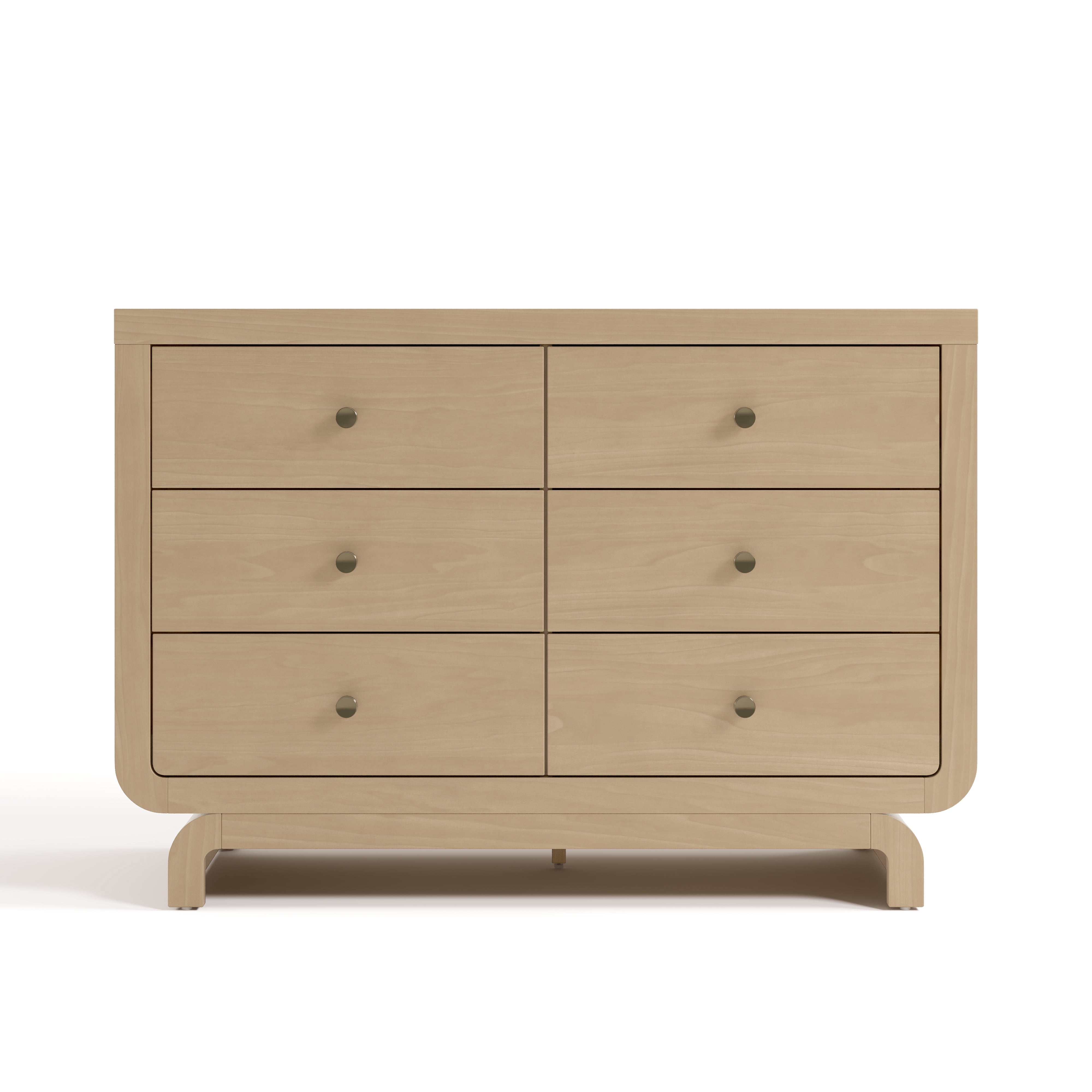 Art of Nursery by Storkcraft Santorini 6 Drawer Nursery Double Dresser, Driftwood