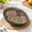 Green, variant on Blue Large 78 Oz Ceramic Serving Bowl For Salad, Pasta, Fruit And Dinner Dishes