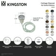 thumbnail image 4 of Kingston Brass KA31AB Gourmetier Disposal Air Switch Button in Antique Brass, 4 of 4