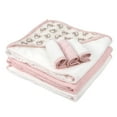 thumbnail image 3 of Baby Essentials 6 Piece Hooded Bath Towel Washcloth Set for Infant, Newborns, Toddlers 3 – 24 Months for Bath Time, Showers, Lounge, Beach, Pool in Pink Bows & Teddy Bears, 3 of 6