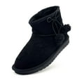 thumbnail image 3 of Kids Winter Snow Boots, Girls Boys Comfy Faux Fur Lined Short Boots Slip On Furry Outdoor Warm Ankle Boot, 3 of 7