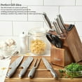 thumbnail image 6 of McCook MC35 11-Piece Kitchen Cutlery Knife Block Set with Built-in Sharpener Stainless Steel, 6 of 6