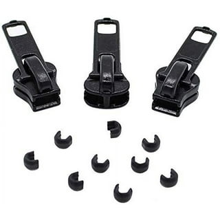  ZlideOn Zipper Pull Replacement - 1pcs, Black (XL) - Instant  Zipper Replacement Slider for Metal & Plastic Zippers