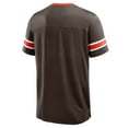 thumbnail image 3 of Men's Fanatics Brown Cleveland Browns Hometown Premium Hashmark V-Neck T-Shirt, 3 of 3