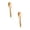 B*Two, variant on 2 Pcs Handmade Small Wooden Spoons, Wooden Color Mini Condiment Spoons Tiny Spoons Small Wooden Spoons, Tiny Wood Teaspoon for Jars Sugar Coffee Creamer Honey Spices
